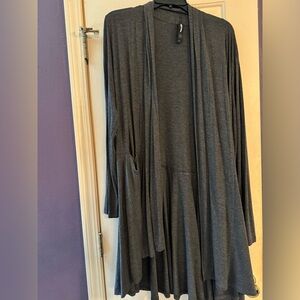 Dark Gray oversized cardigan